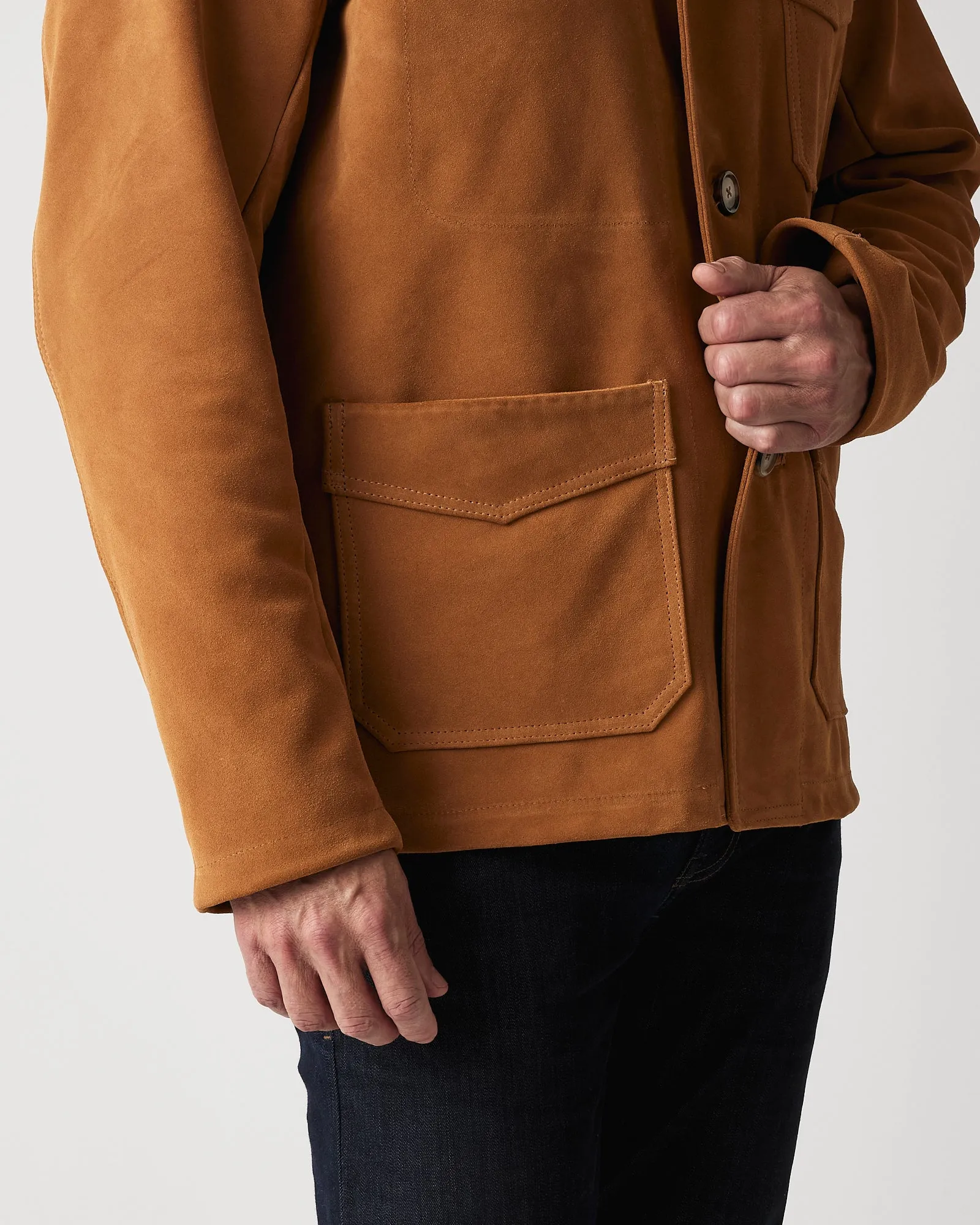 Owen Barry Mens Hank coat - Ginger