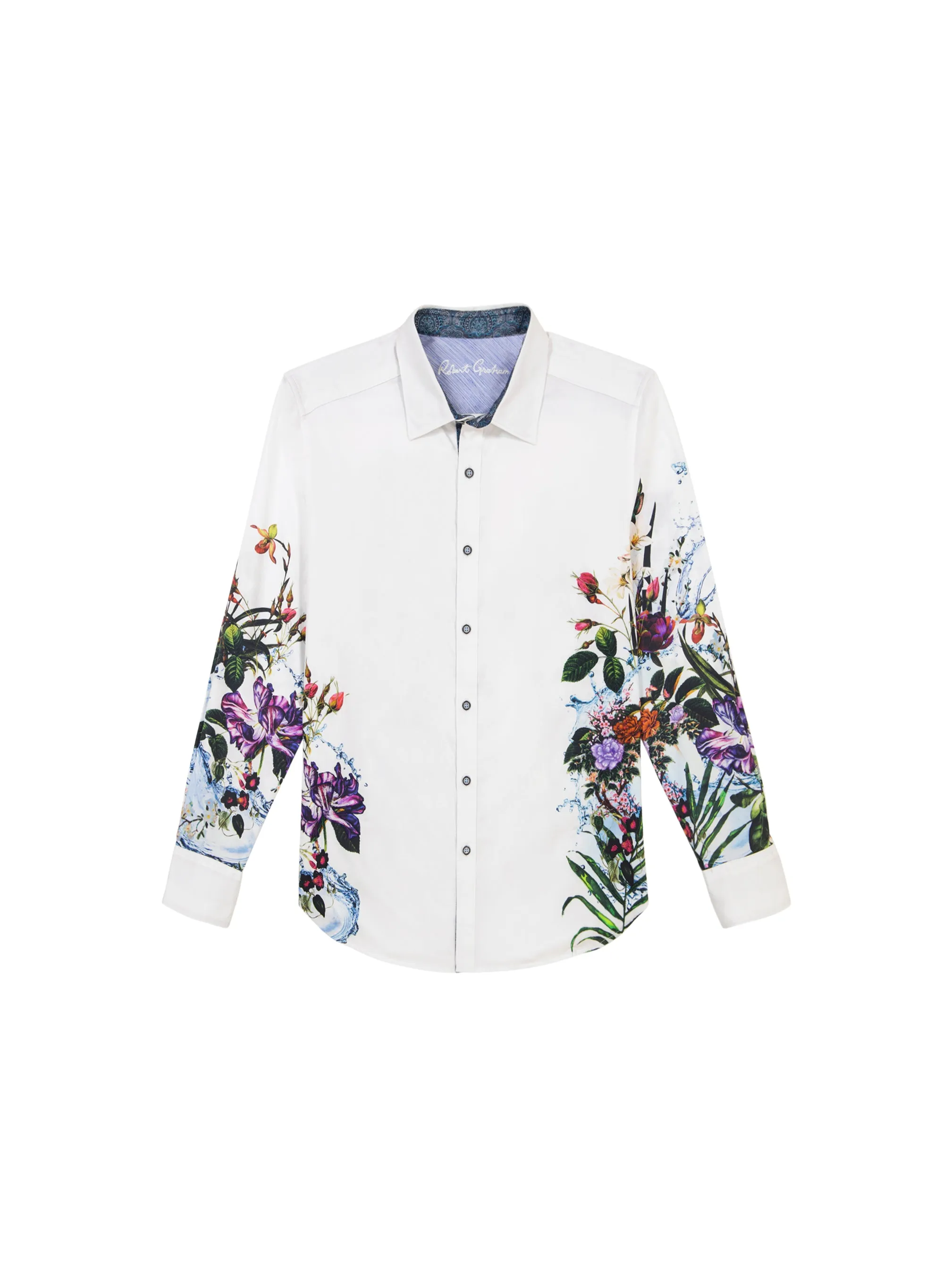 PARTY GARDEN LONG SLEEVE BUTTON DOWN SHIRT