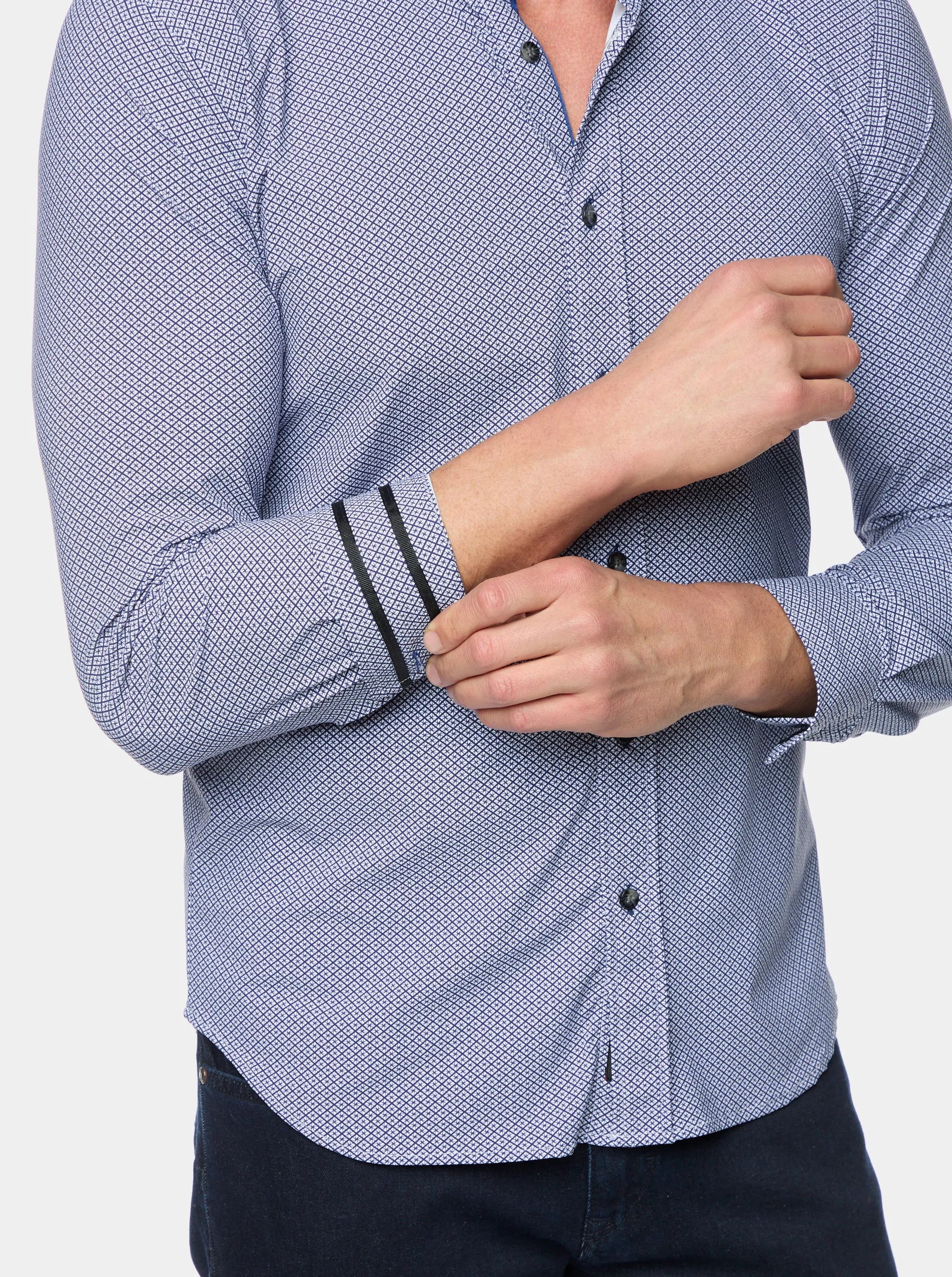 PERRIN LONG SLEEVE BUTTON DOWN SHIRT