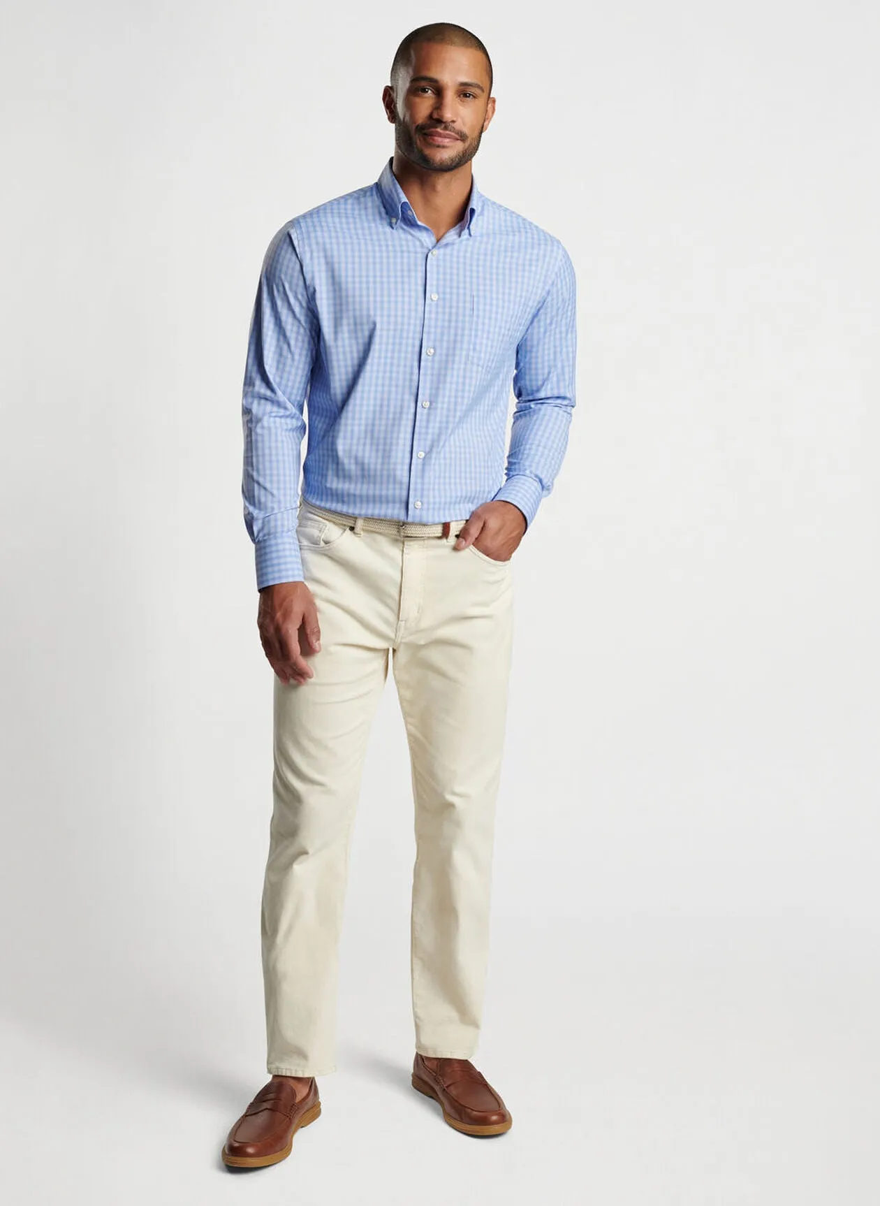 Peter Millar - Hawkes Performance Twill Sport Shirt - Wisteria
