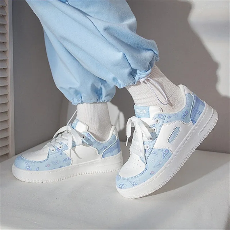 PINK BLUE CASUAL SNEAKERS UB3147