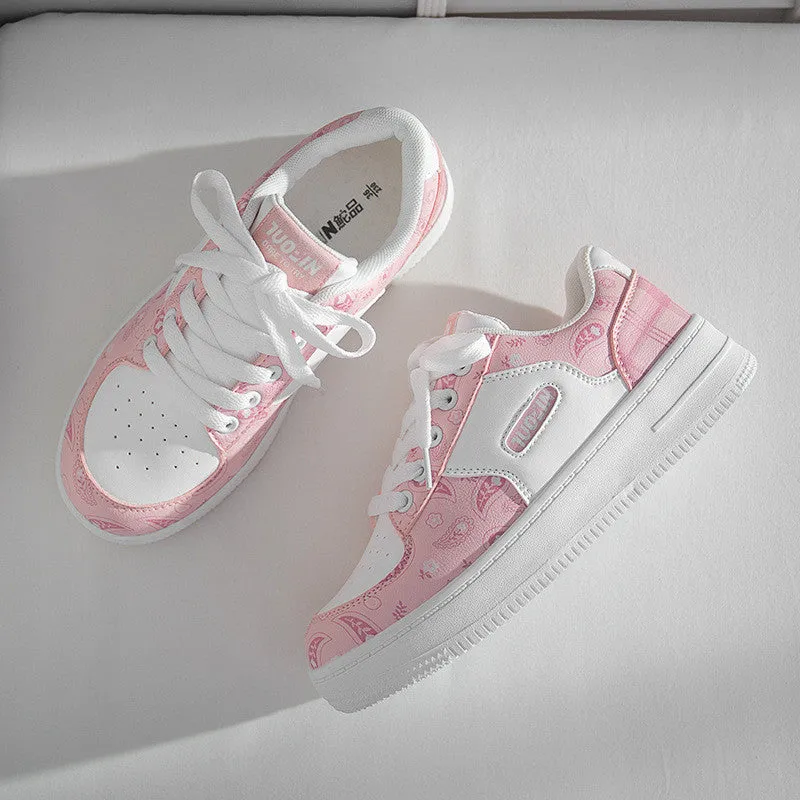 PINK BLUE CASUAL SNEAKERS UB3147