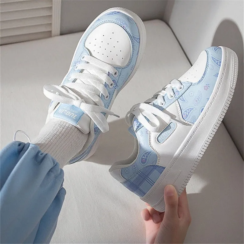 PINK BLUE CASUAL SNEAKERS UB3147