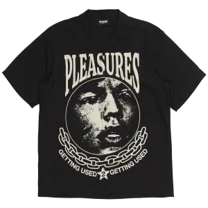 Pleasures Used Button Down Shirt 'Black'