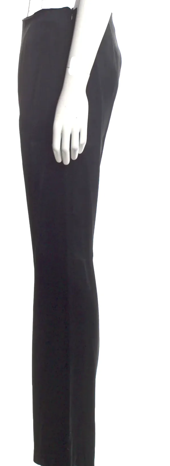 Prada Italy.  Vintage Black Acetate/Viscose Wide Leg Pants