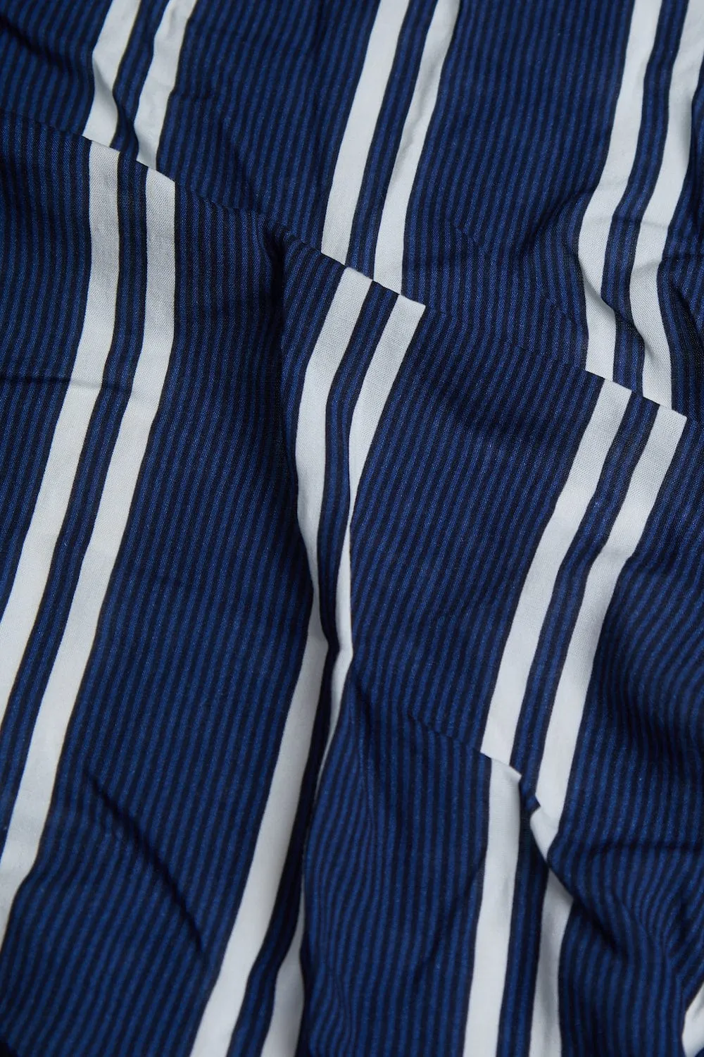 Printed Shirt in Navy Retro Stripe