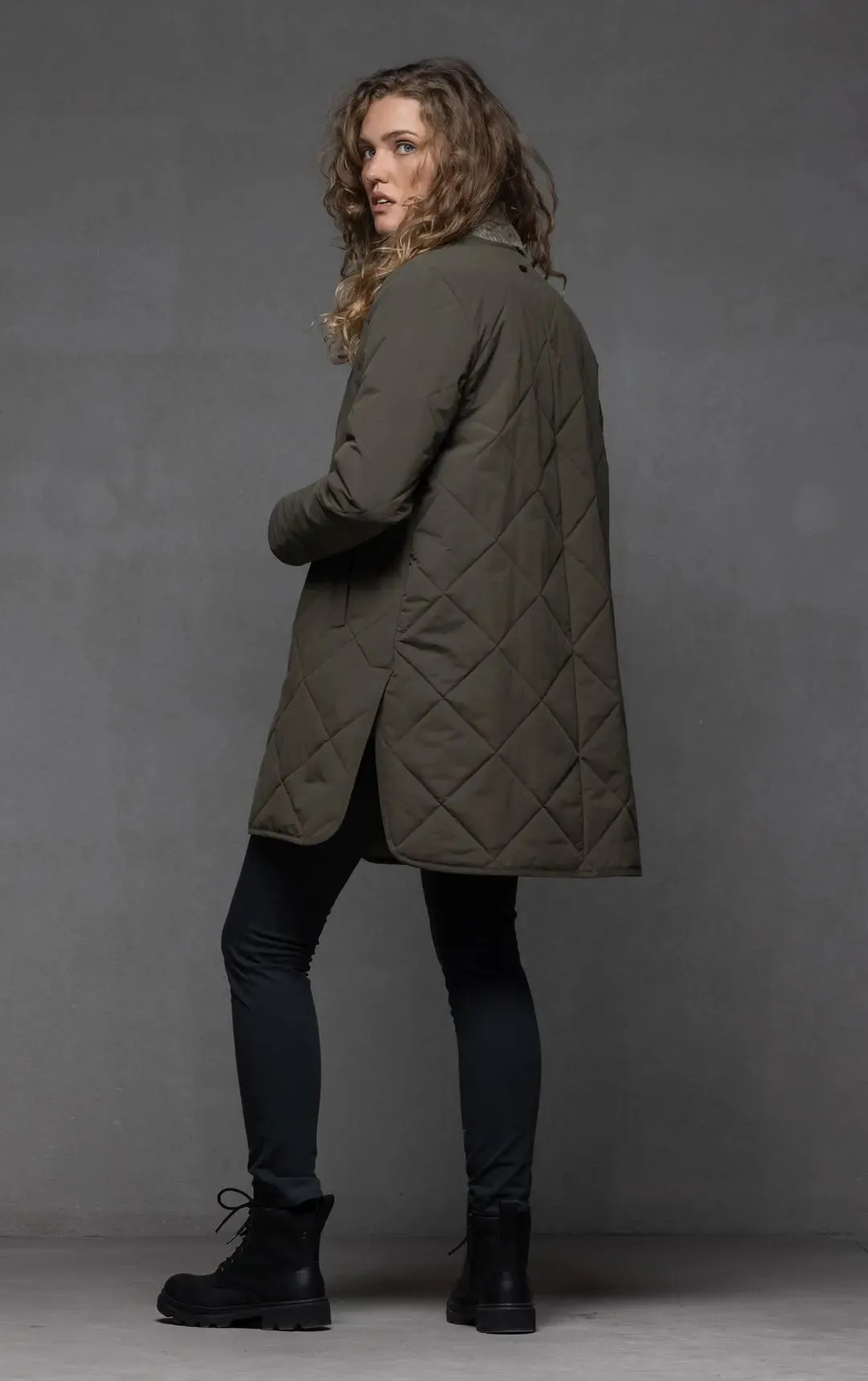 QUILTED PRIMALOFT COAT