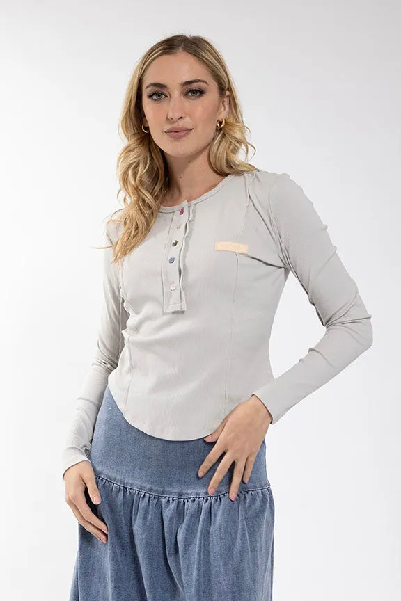 Rainbow Button T shirts