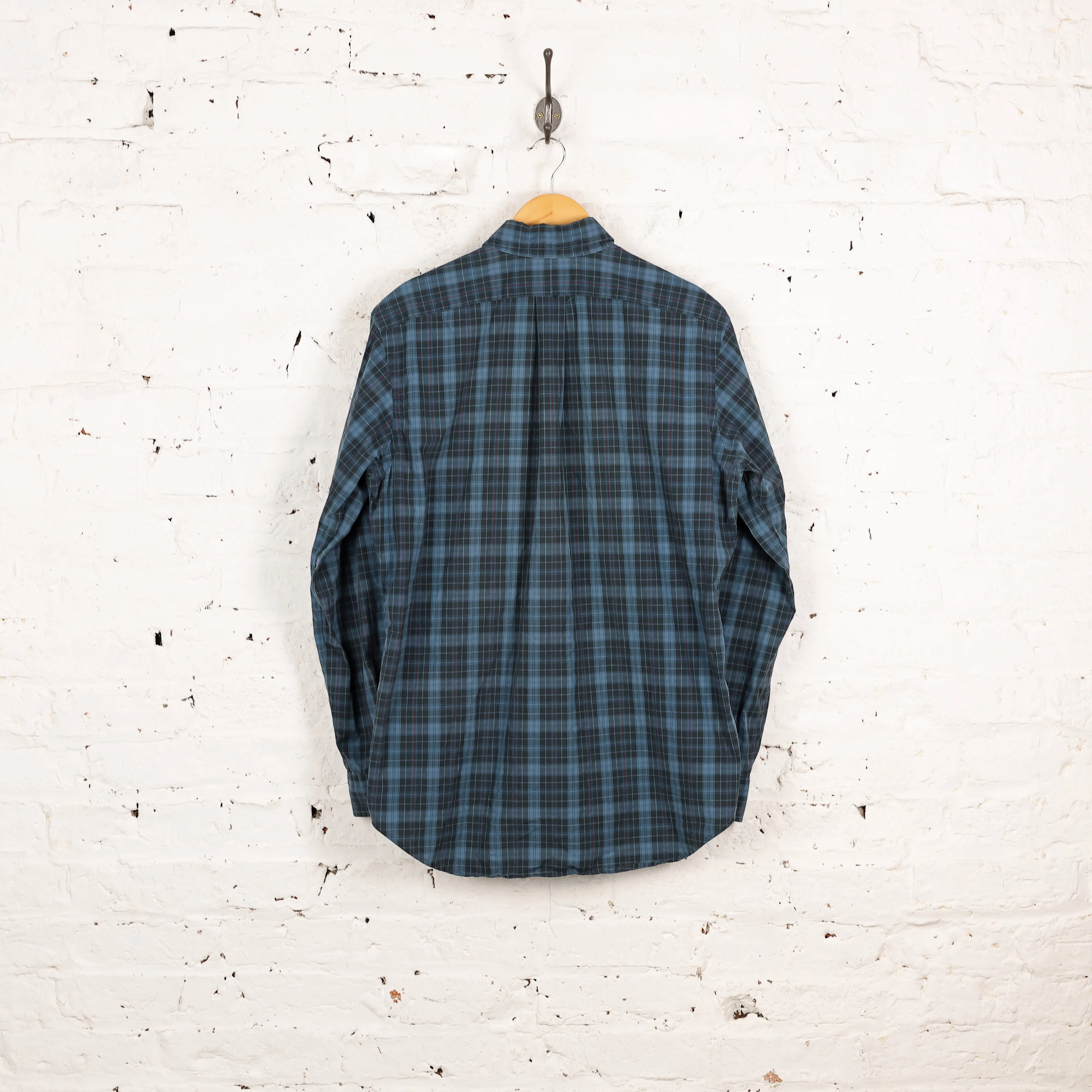 Ralph Lauren Classic Fit Check Shirt - Blue - M