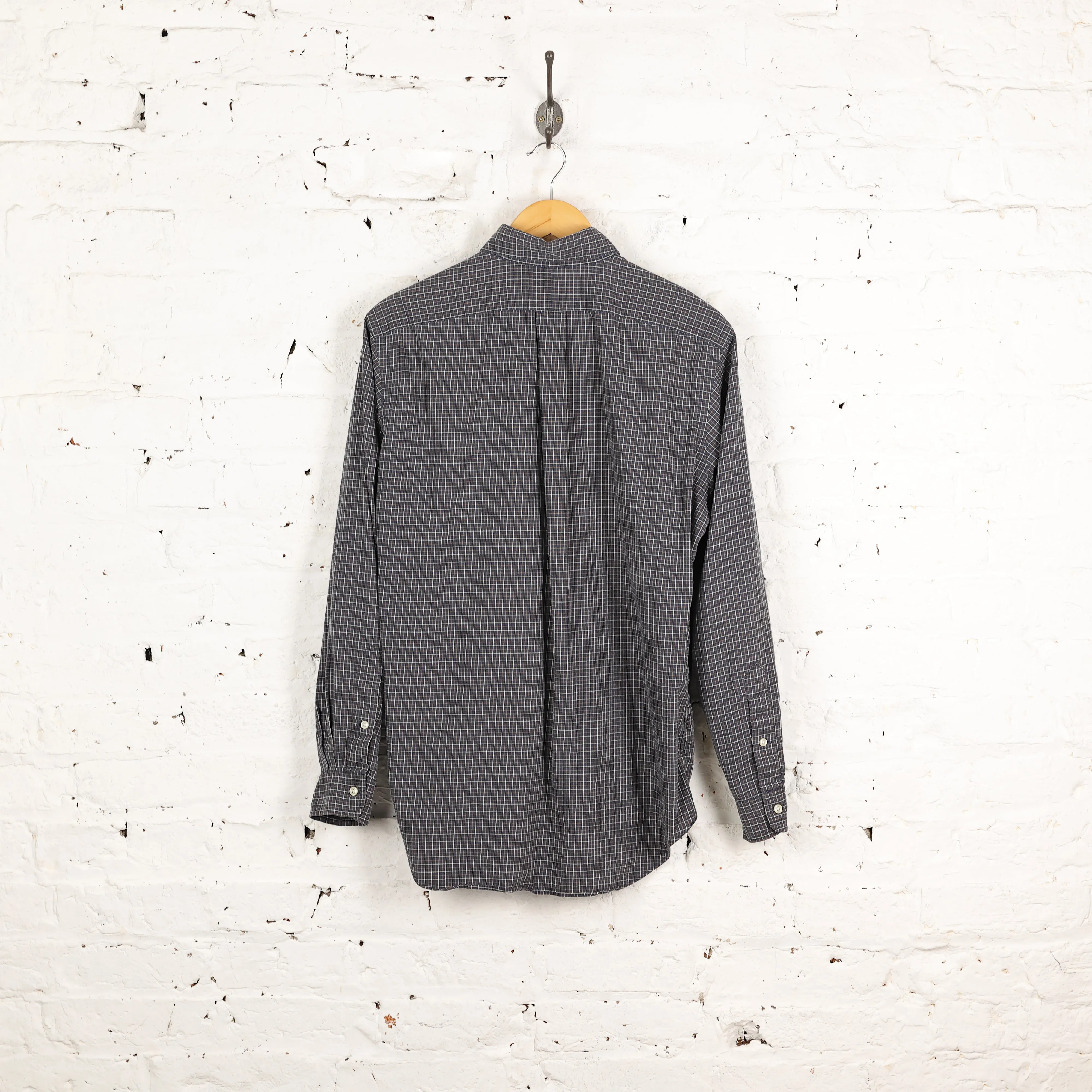 Ralph Lauren Classic Fit Check Shirt - Blue - M