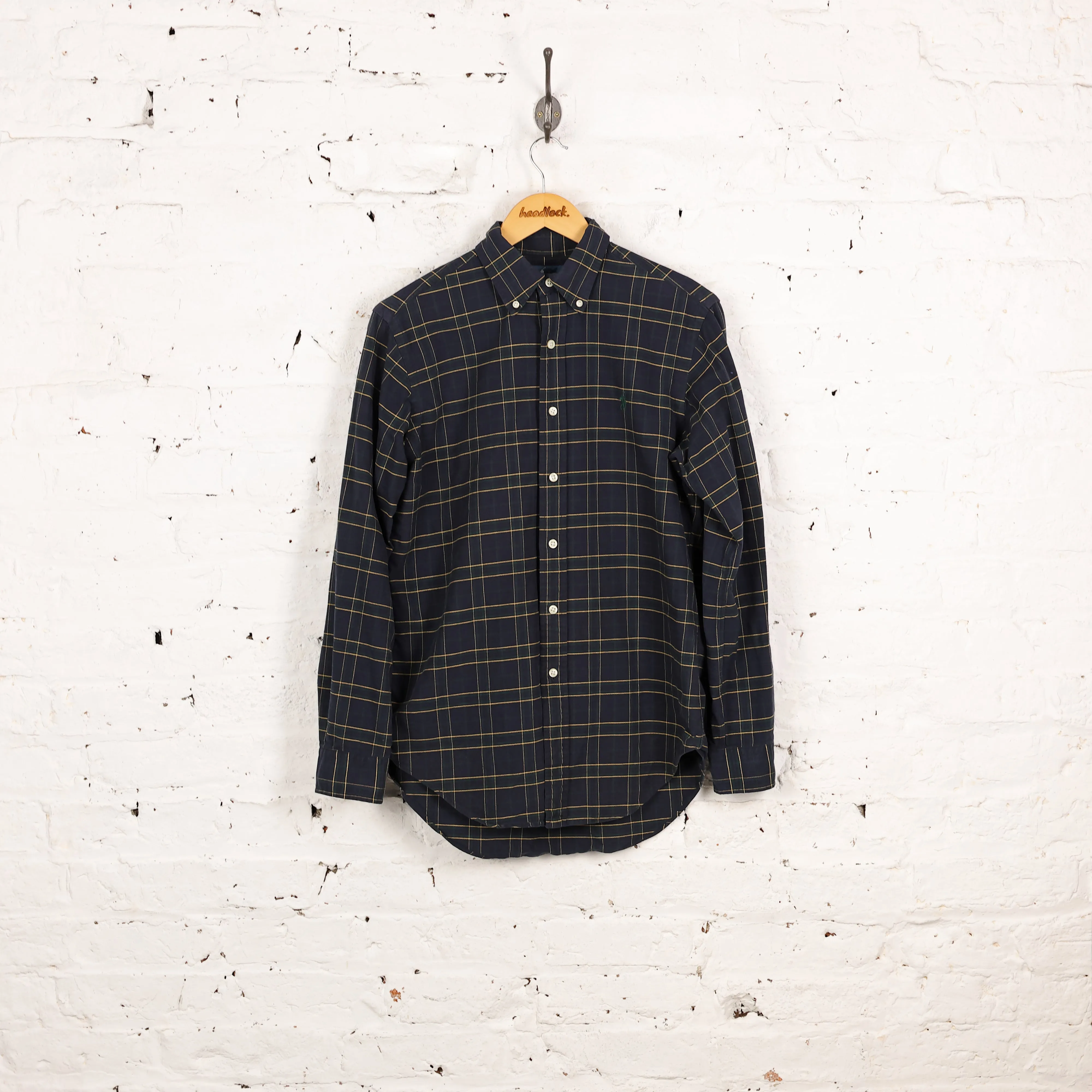 Ralph Lauren Classic Fit Check Shirt - Blue - S