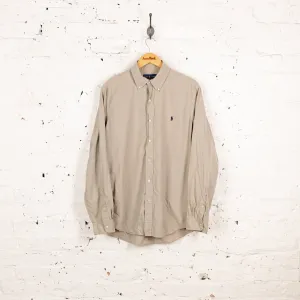 Ralph Lauren Classic Fit Shirt - Beige - L