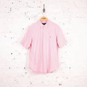 Ralph Lauren Short Sleeve Shirt - Pink - L