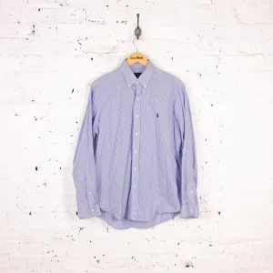 Ralph Lauren Striped Shirt - Blue - L