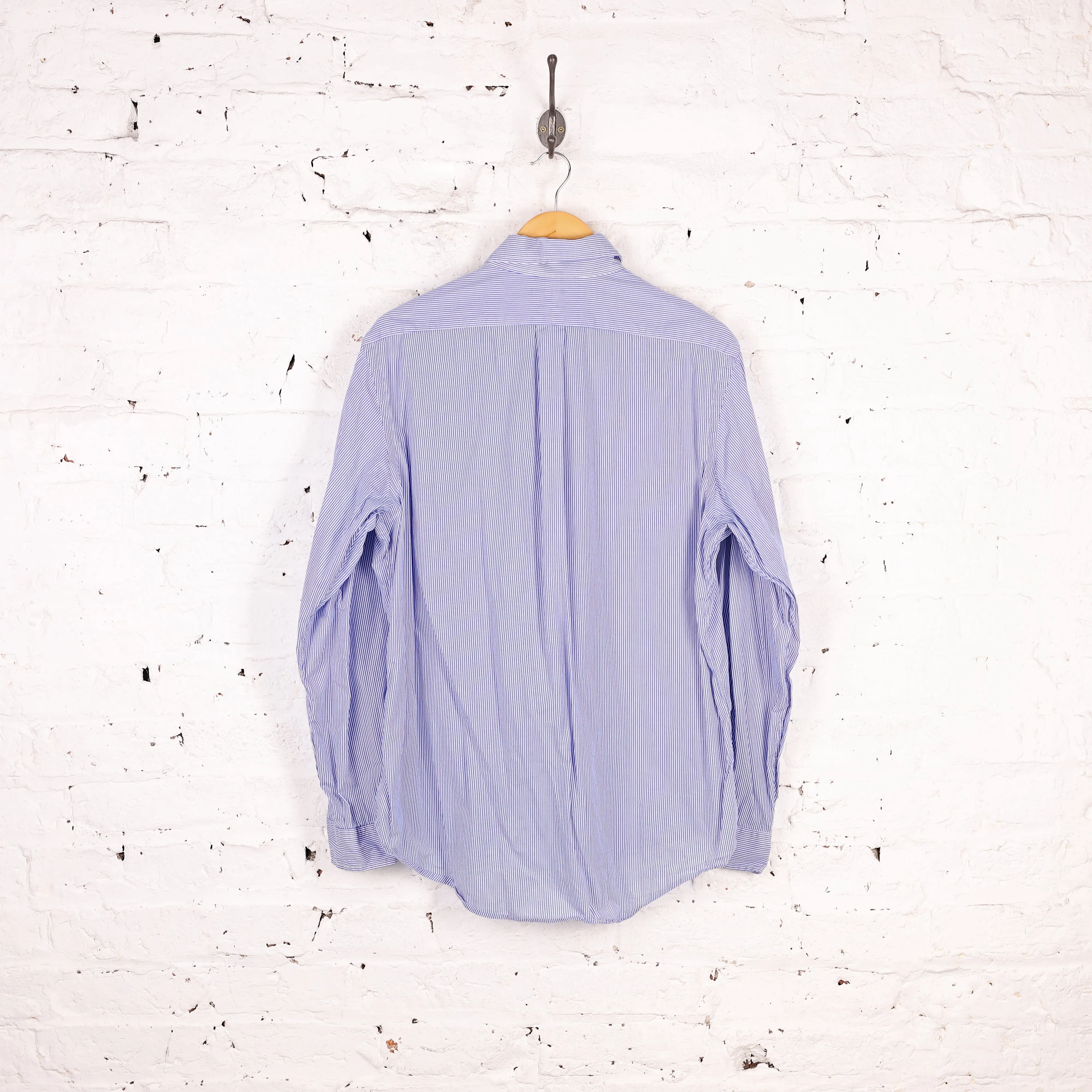 Ralph Lauren Striped Shirt - Blue - L