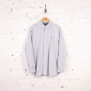 Ralph Lauren Striped Shirt - Blue - XL
