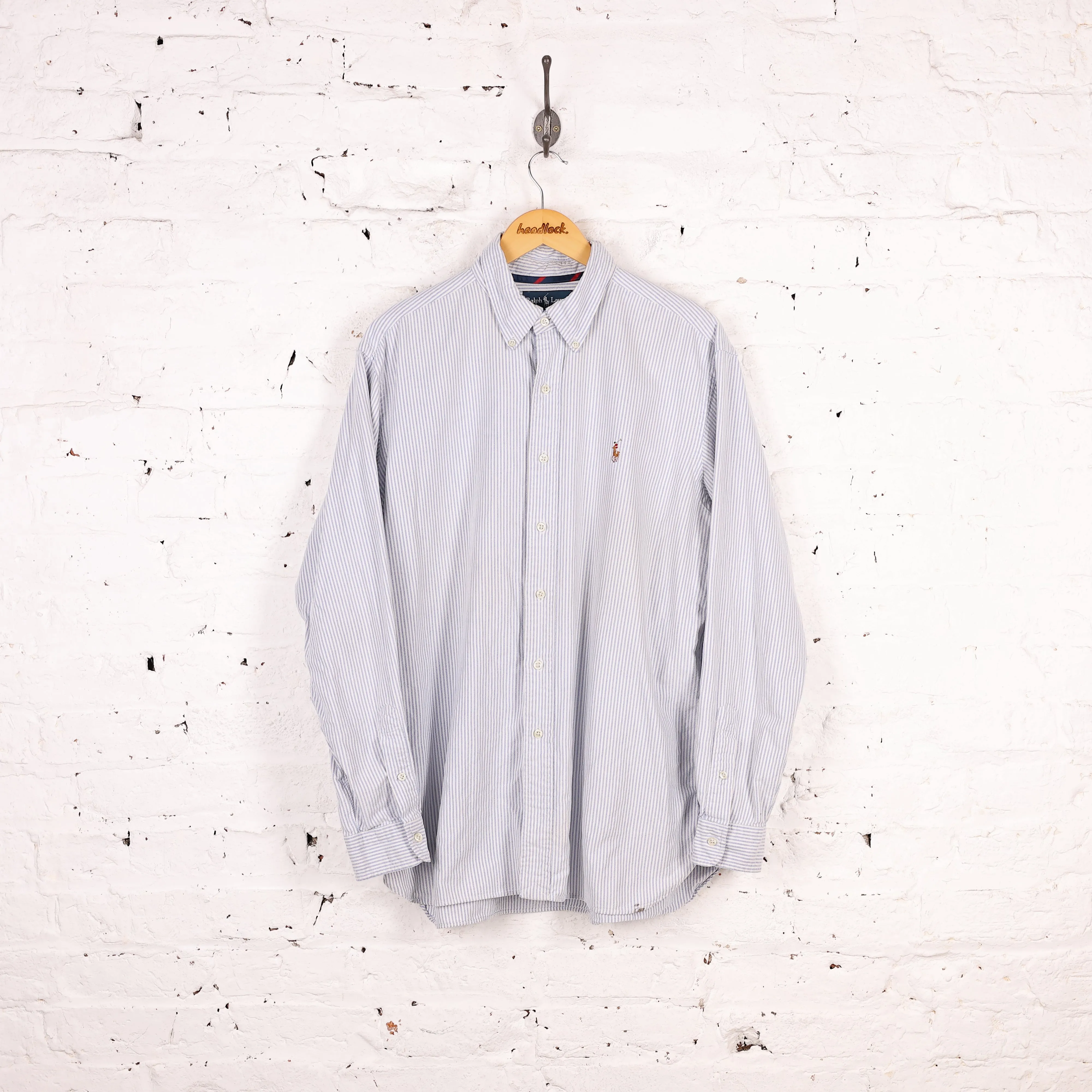 Ralph Lauren Striped Shirt - Blue - XL