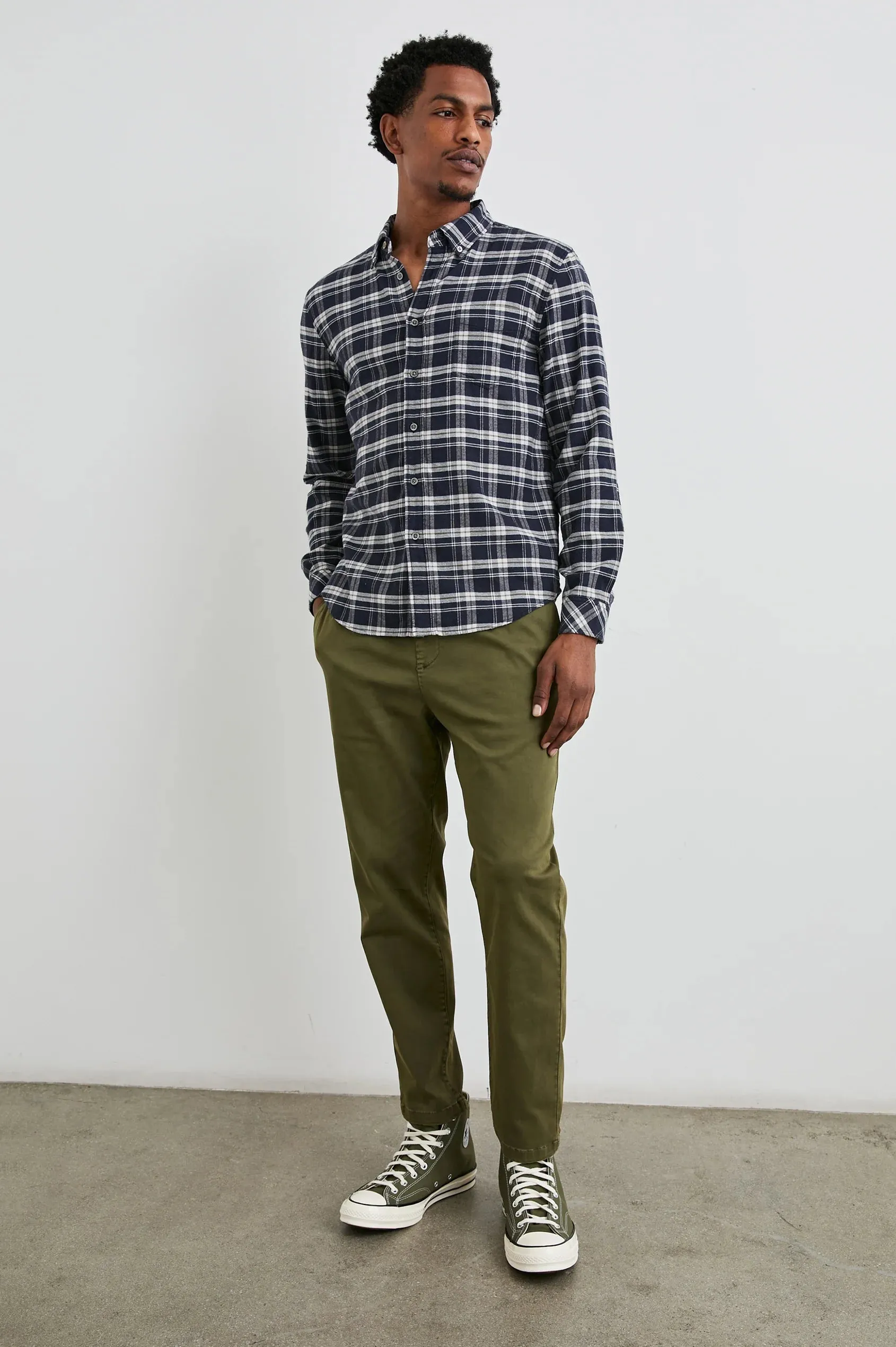 Reid Long Sleeve Button Down Shirt