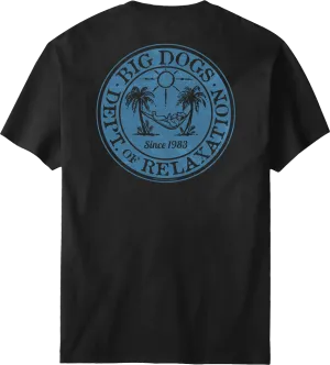 Relaxation Badge Denim T-shirt