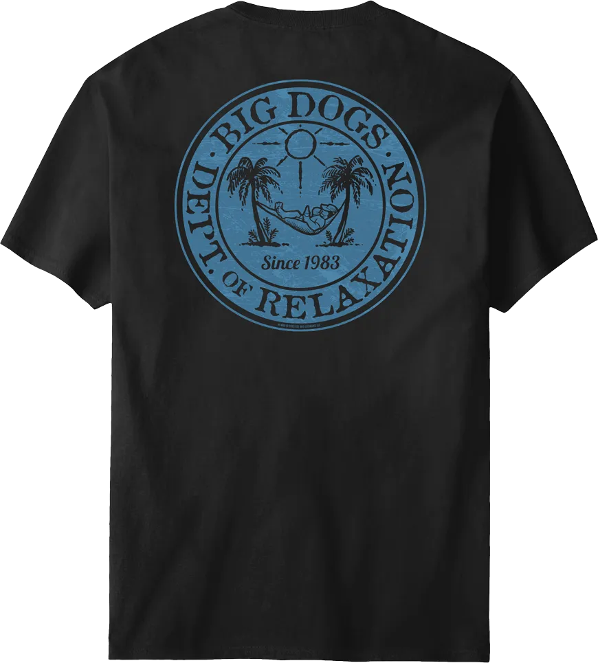 Relaxation Badge Denim T-shirt