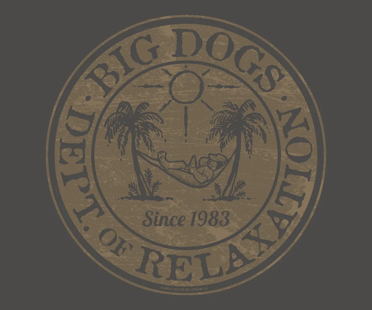 Relaxation Badge Tan T-shirt
