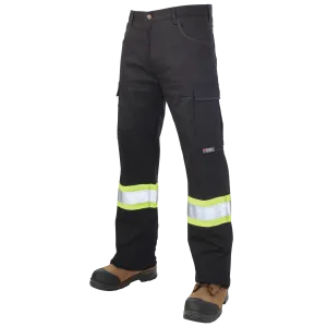 Relaxed Fit Flex Twill Safety Cargo Pant By Tough Duck - Style SP03