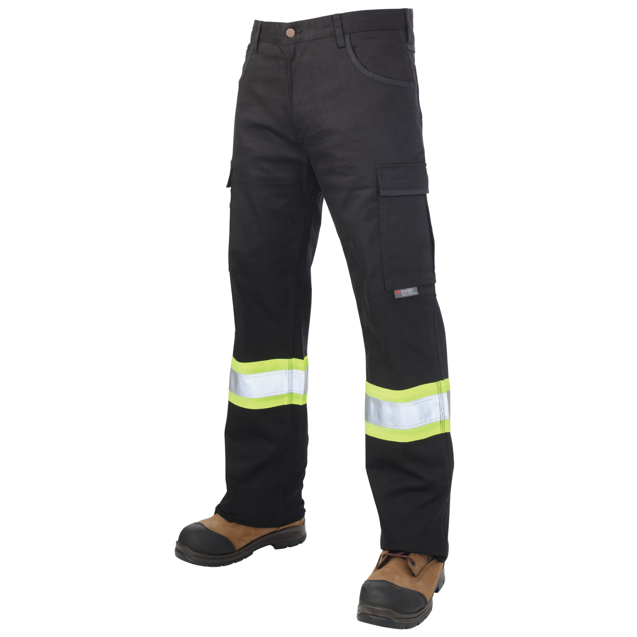 Relaxed Fit Flex Twill Safety Cargo Pant By Tough Duck - Style SP03