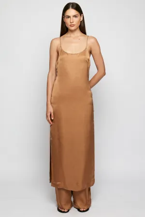 Relaxed Midi Slip | Flat Front Relaxed Pant