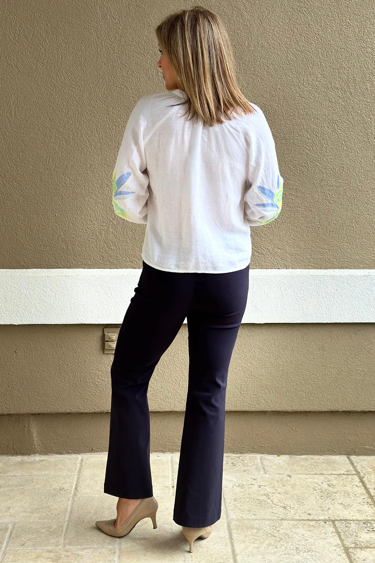 Renuar Miracle Pull On Boot Cut Pant in New Midnight
