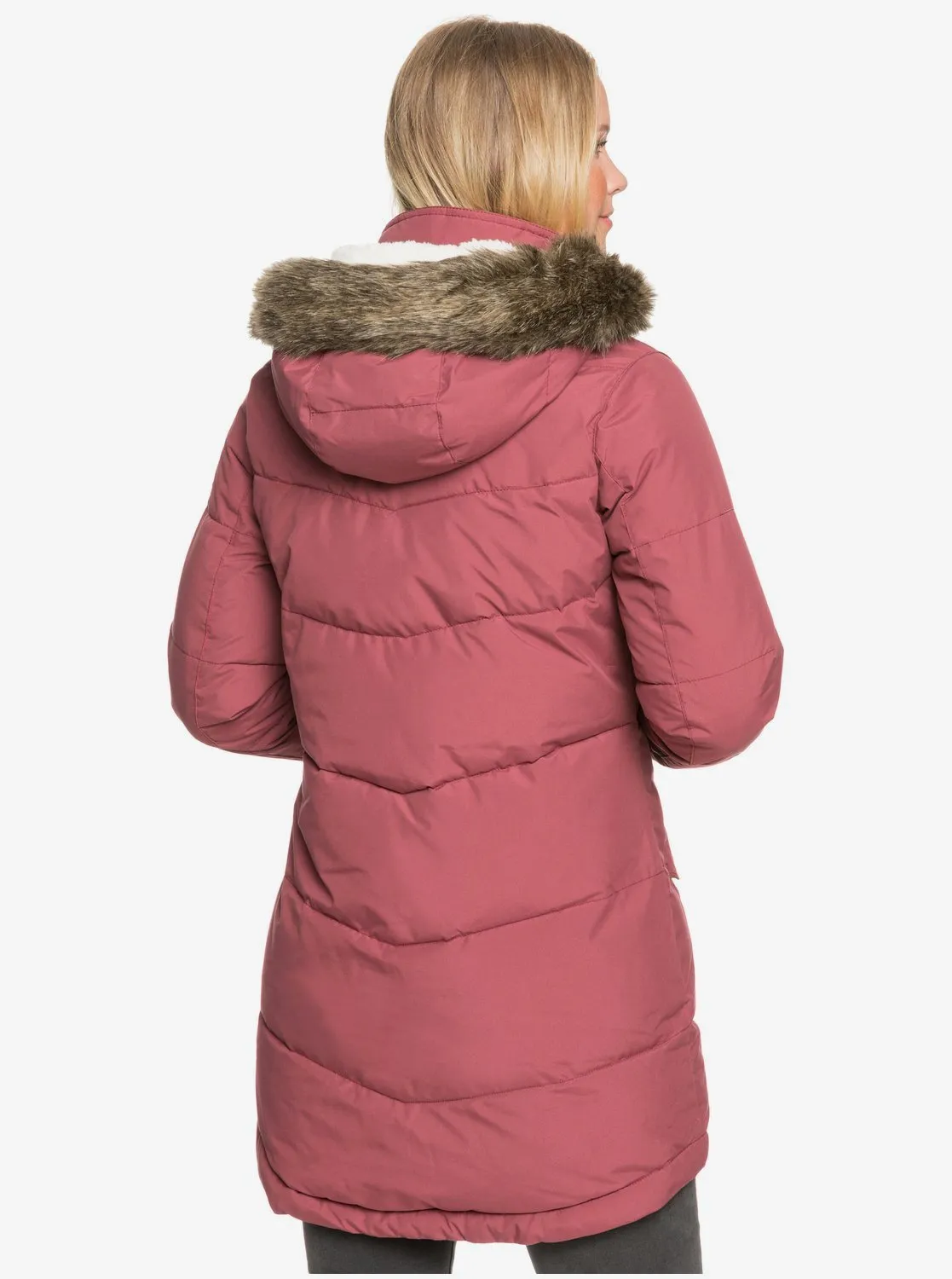 Roxy Womens Ellie Waterproof Longline Puffer Jacket