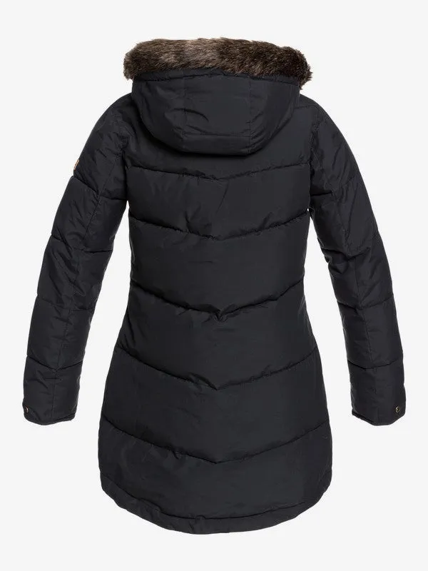 Roxy Womens Ellie Waterproof Longline Puffer Jacket