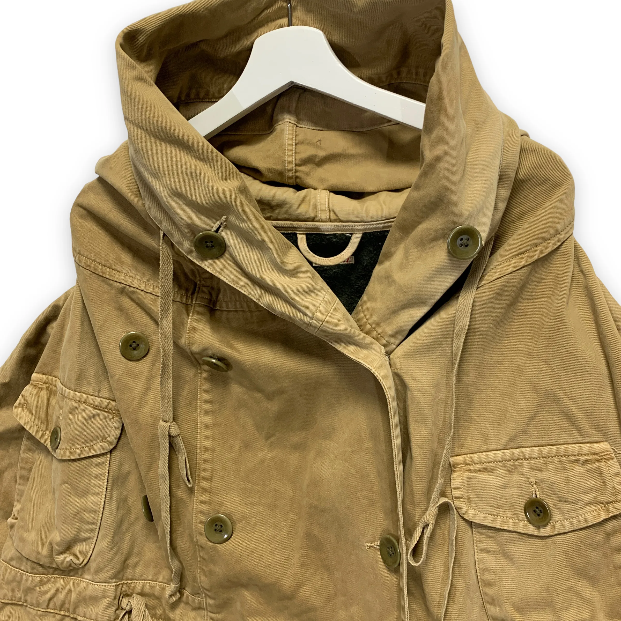[S] Kapital Cotton Katsuragi Ring Coat Beige