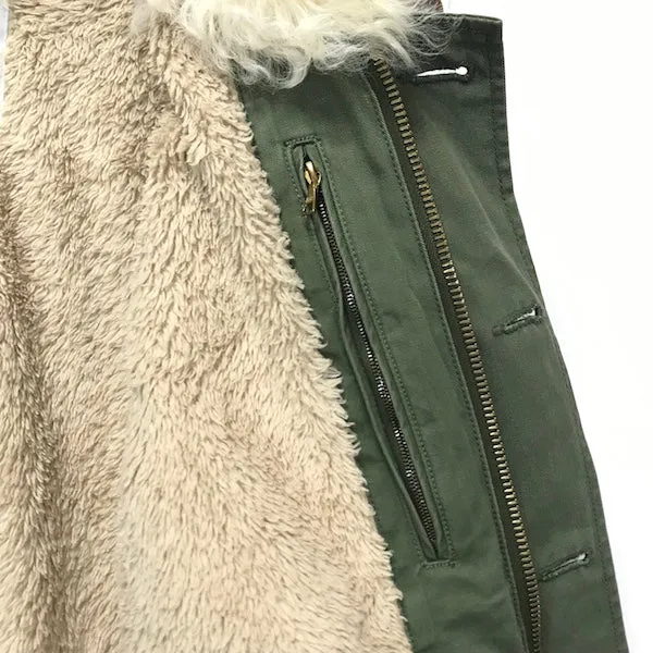 [S] Visvim 12AW Gore Windstopper Deckhand Jacket Shearling Olive