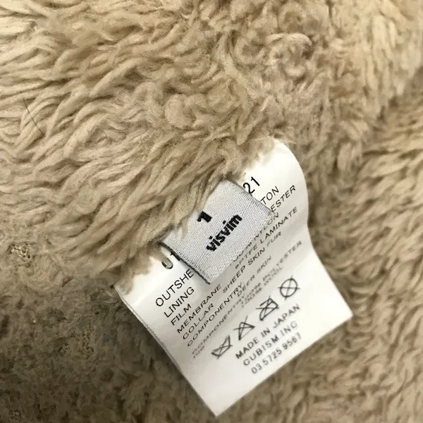 [S] Visvim 12AW Gore Windstopper Deckhand Jacket Shearling Olive