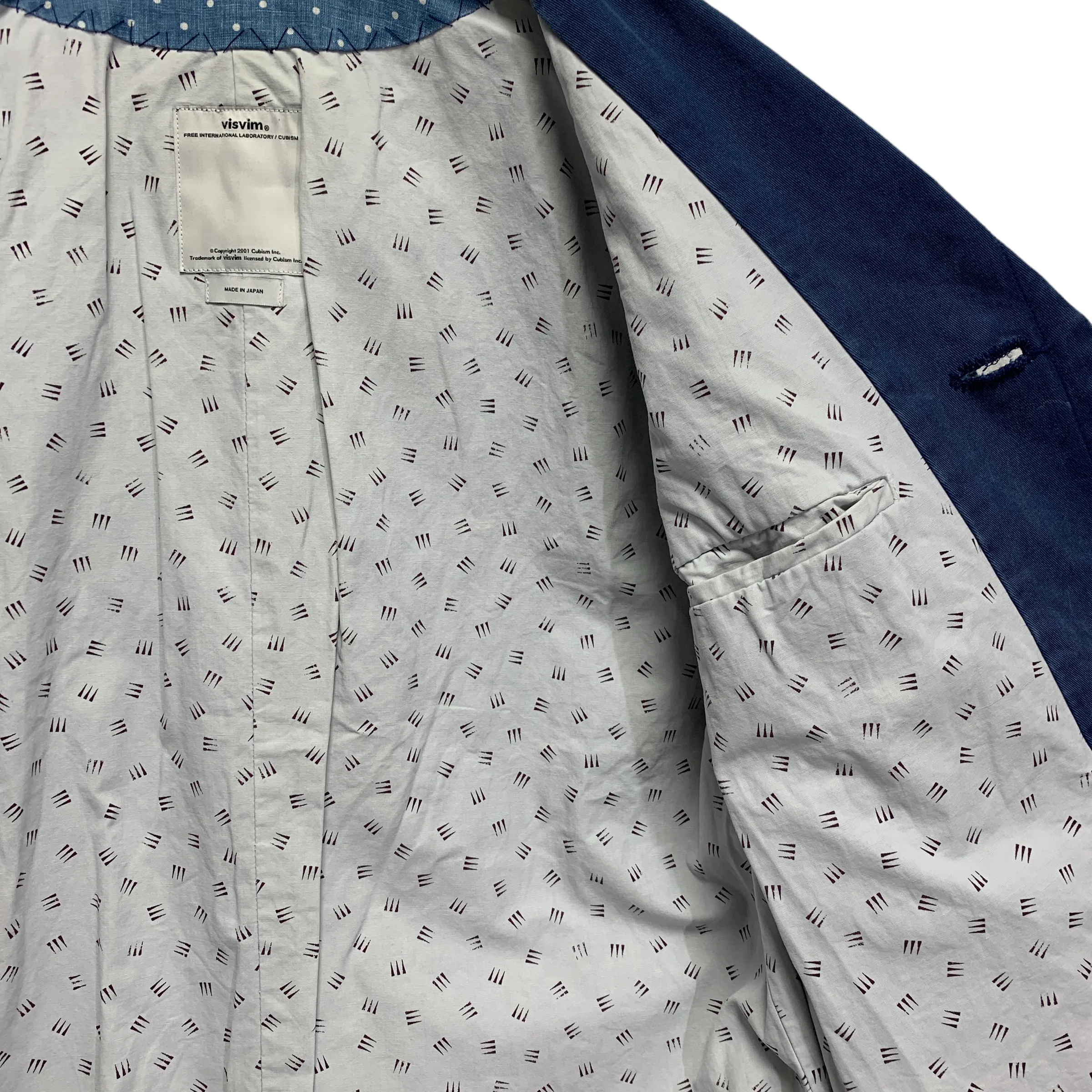 [S] Visvim 14SS Mies Coat Indigo