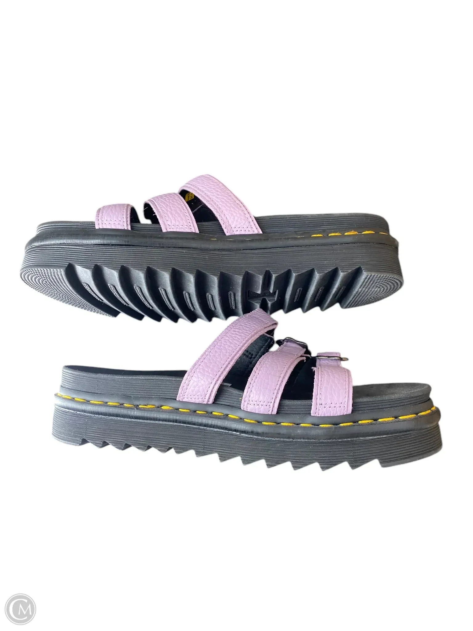 Sandals Flats By Dr Martens In Purple, Size: 11