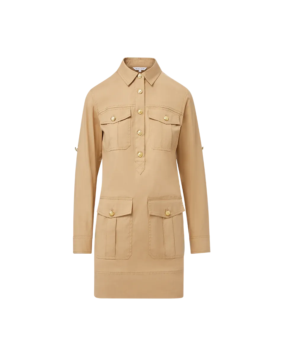 SAUDE DRESS IN KHAKI