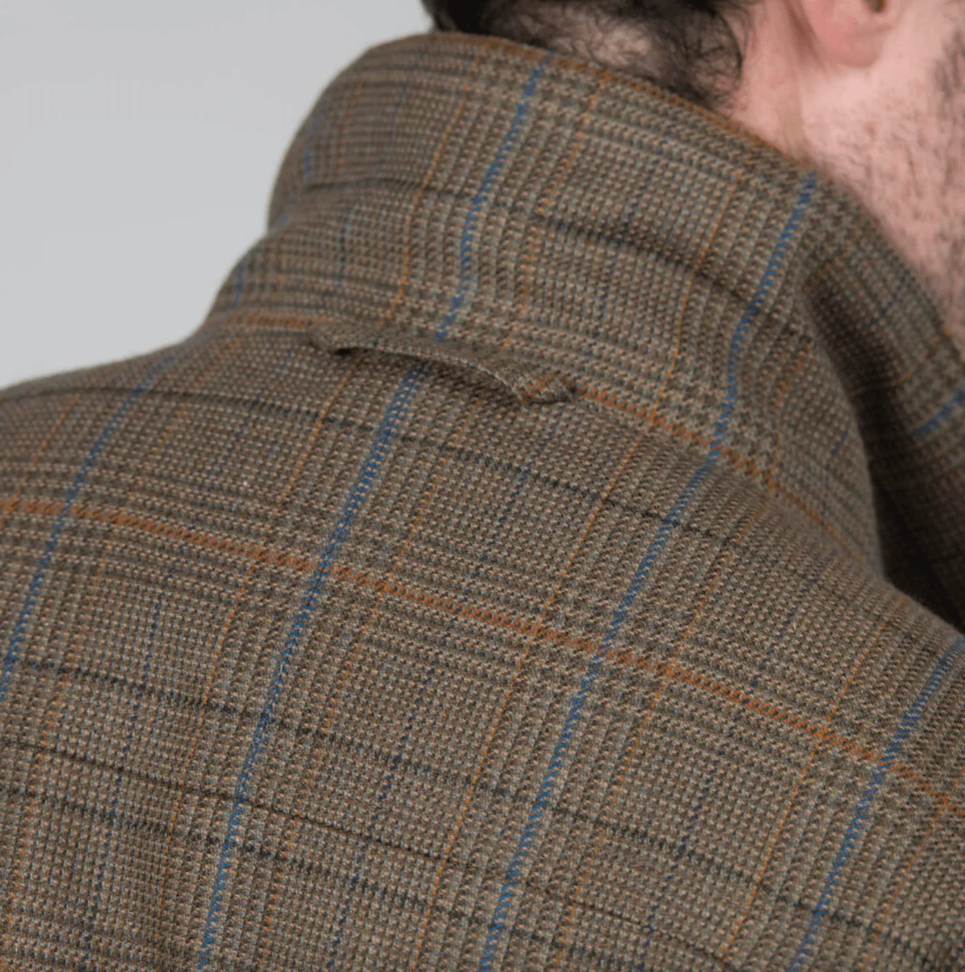 Schoffel Mens Ptarmigan tweed classic shooting coat - Loden
