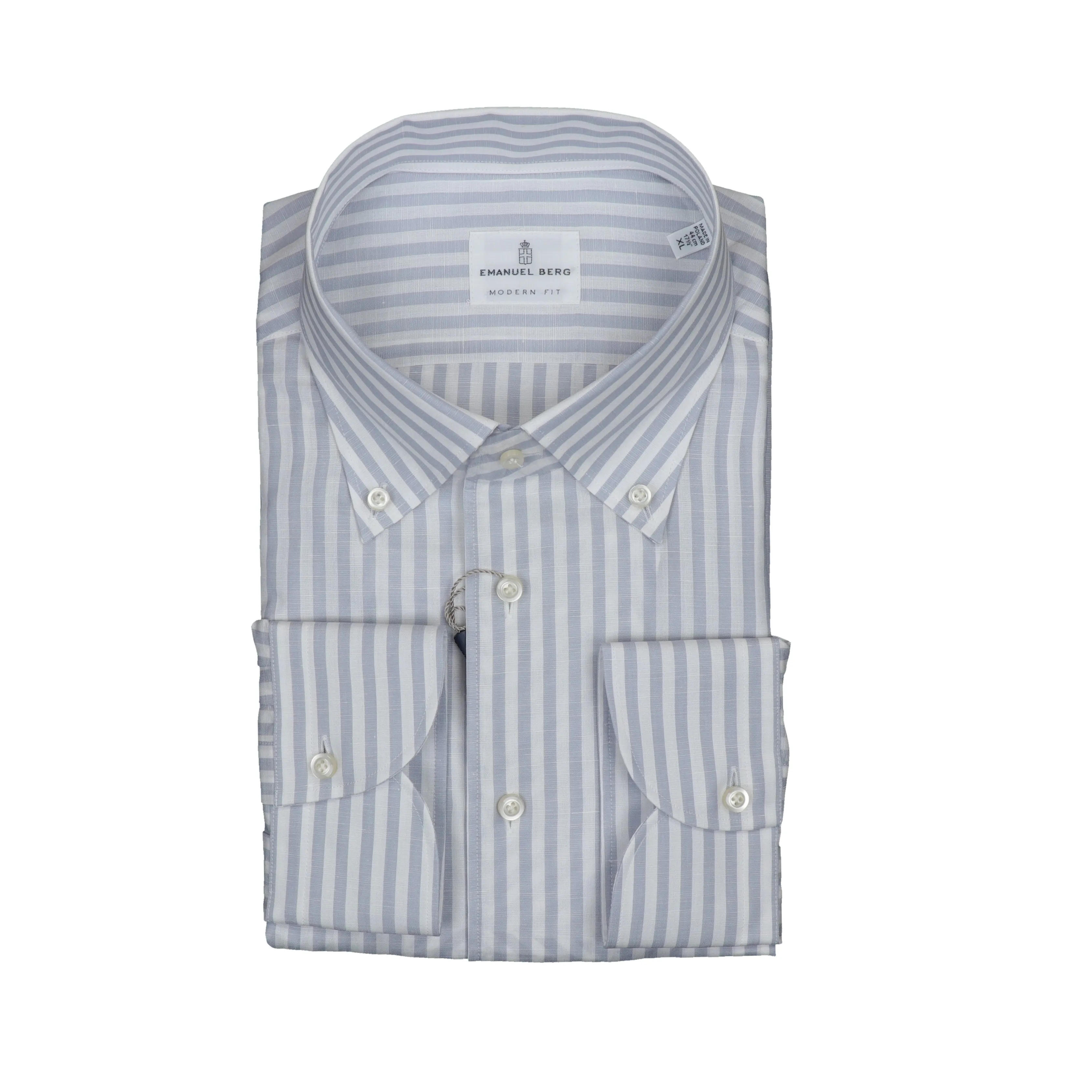 SF19747 Stripe Cotton-Linen Luxury Sport Shirt