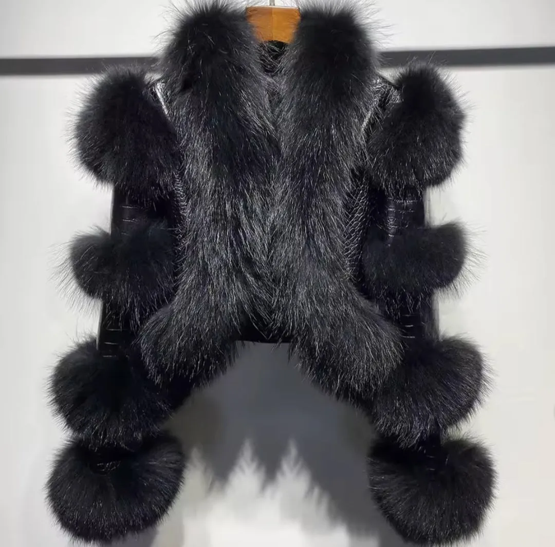 Sheepskin Leather Fur Jacket(READ DESCRIPTION)