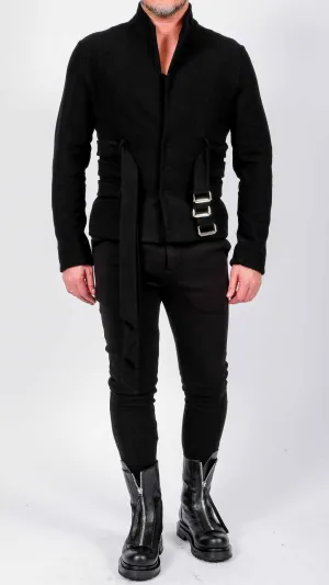 Short Coat with 3 Belts