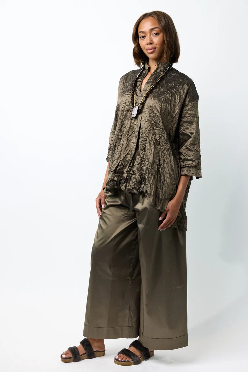 Silk Wide Leg Pant