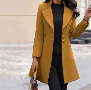 Slim-Tweed Fashion Coat Jackets
