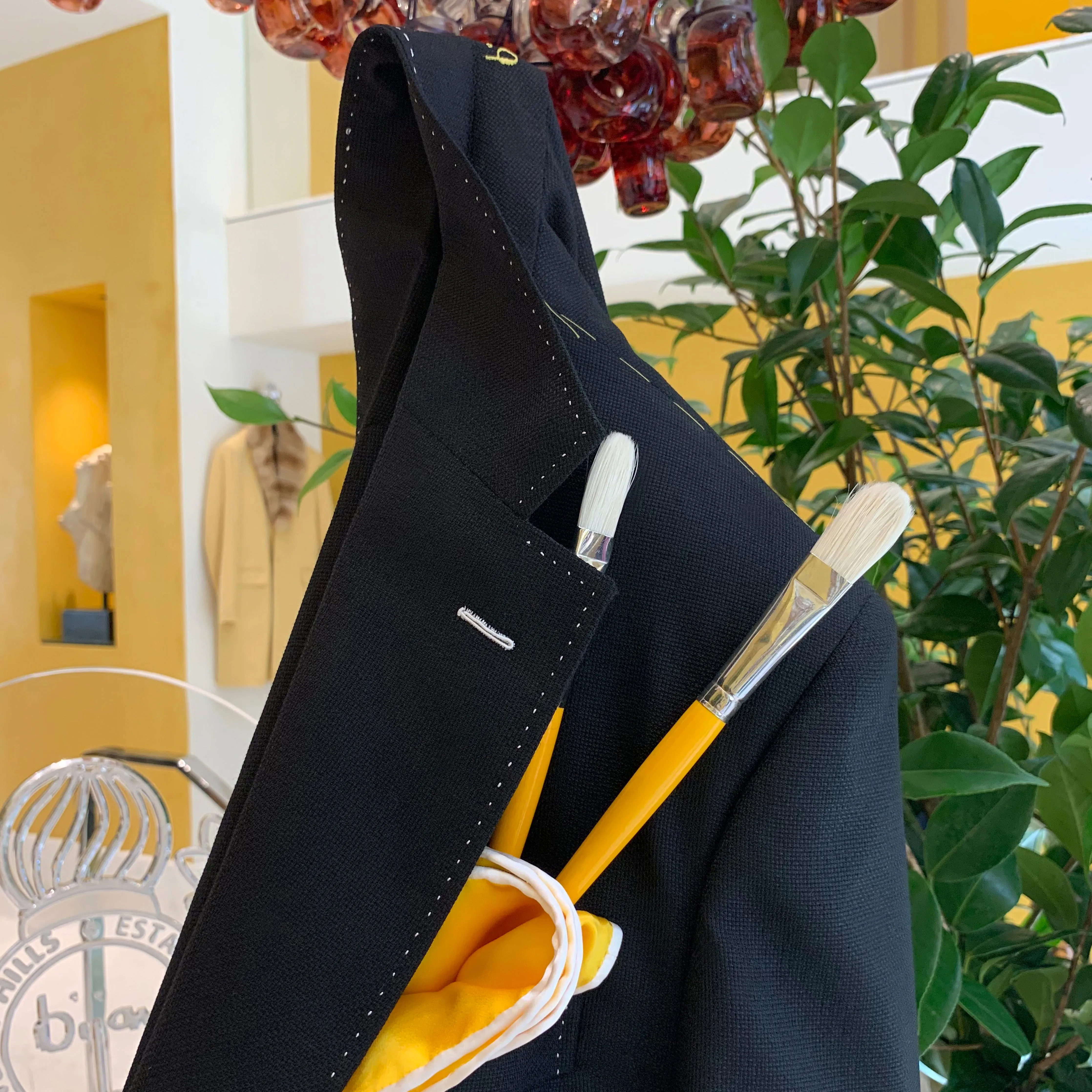 Special Order Black Wool Sport Jacket