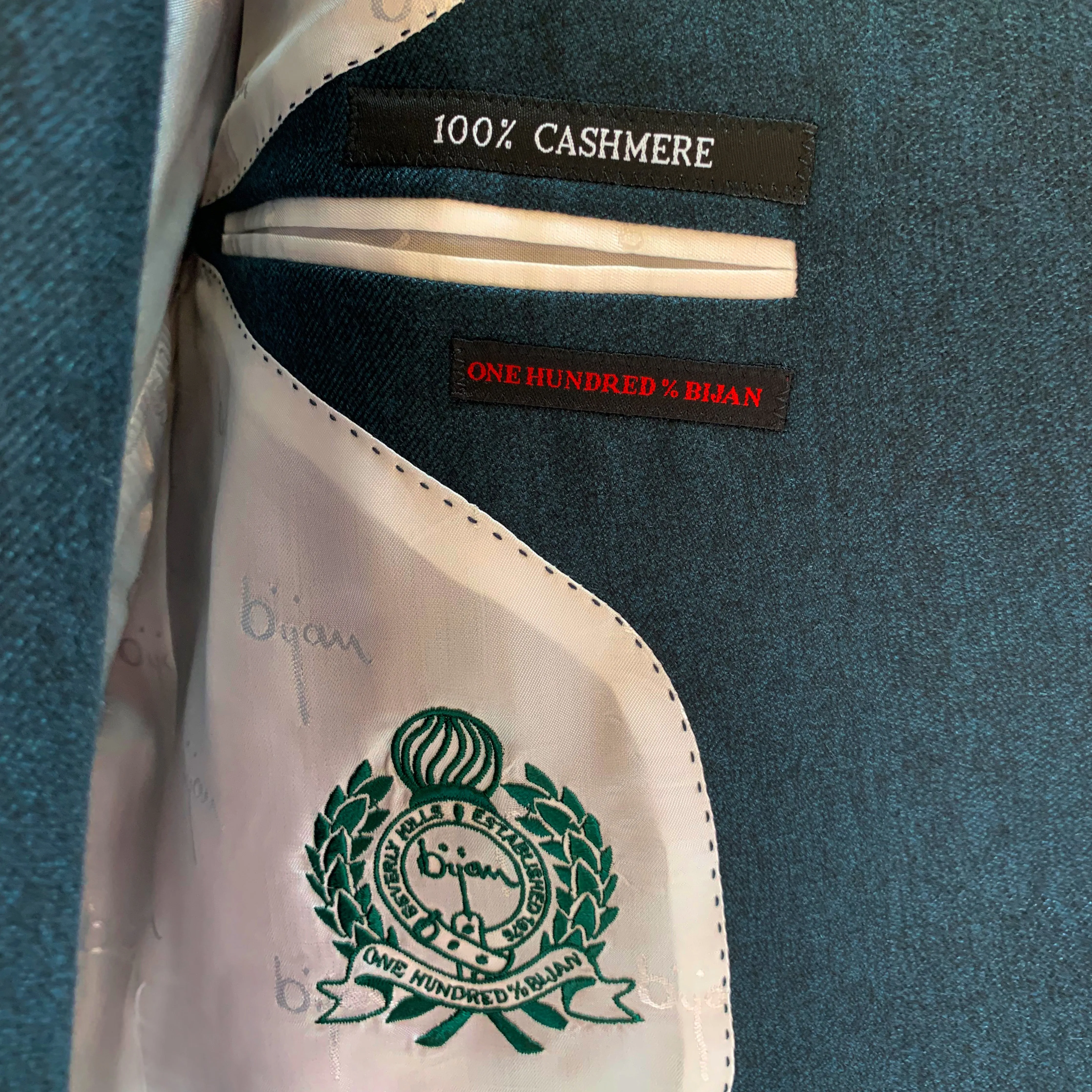Special Order Dark Green Cashmere Jacket