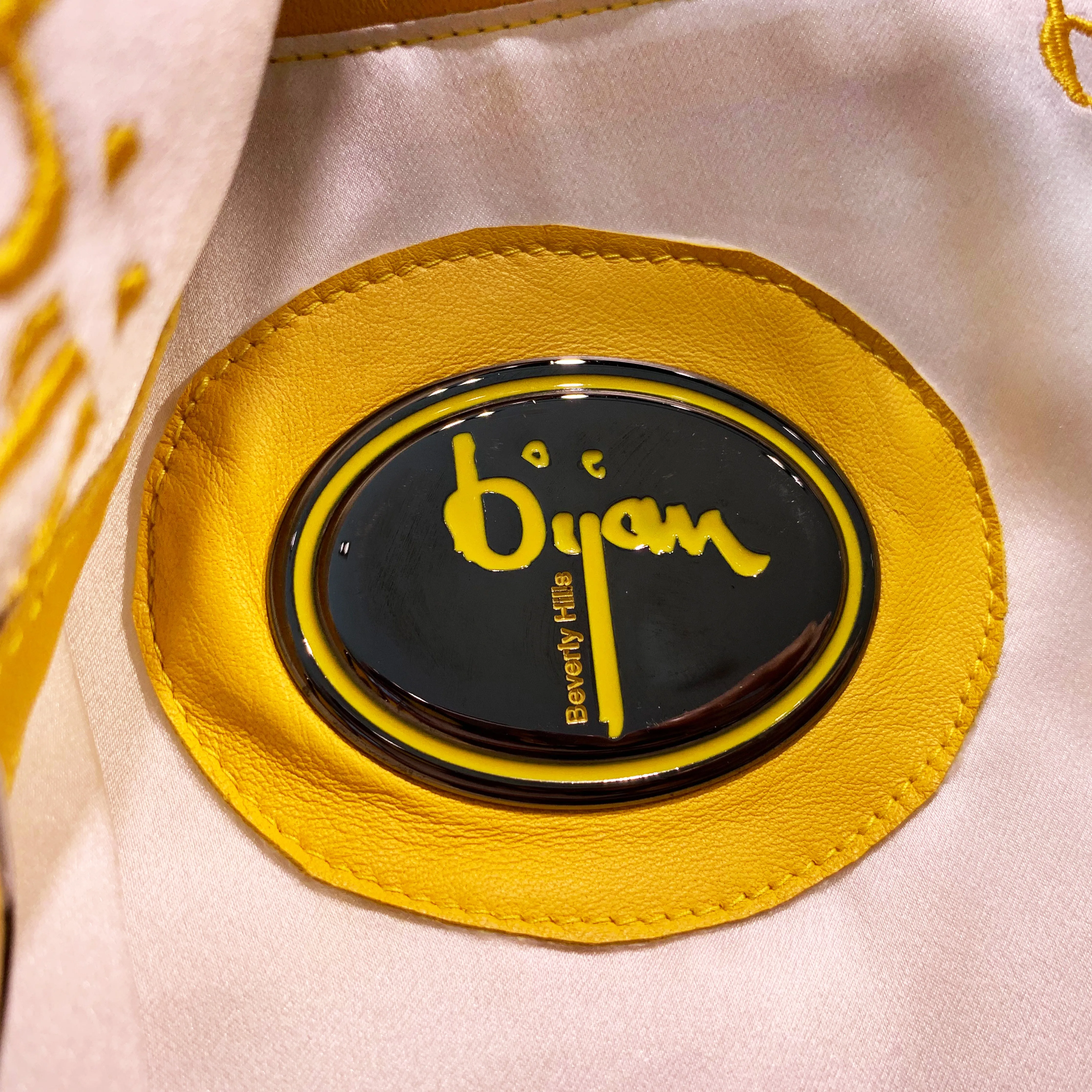Special Order Yellow Leather Jacket