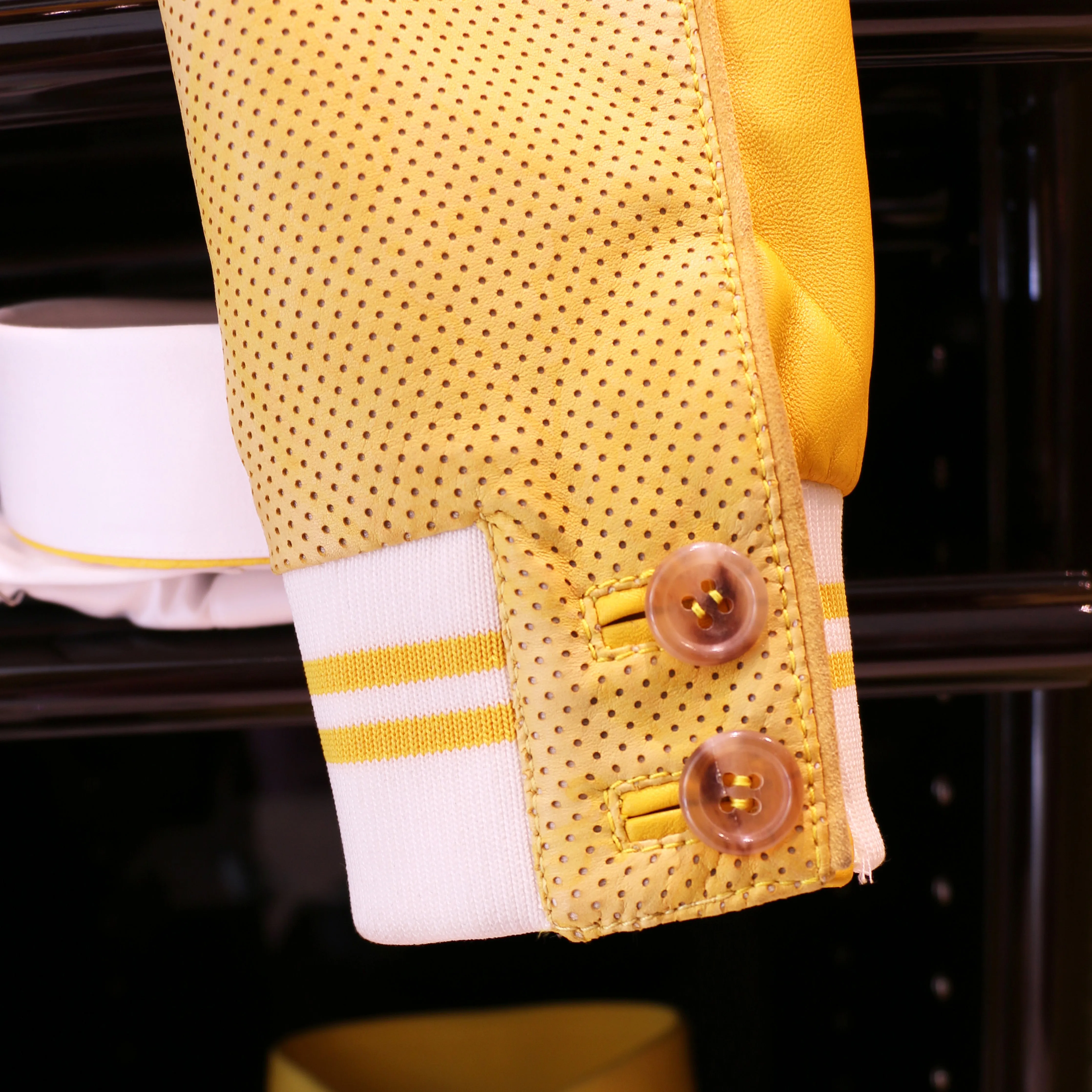 Special Order Yellow Leather Jacket
