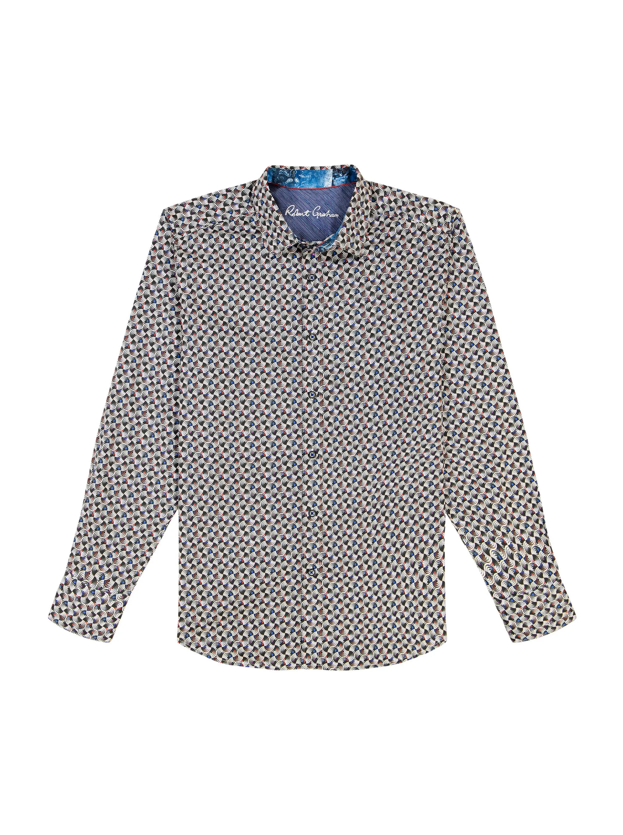 SPUN OUT LONG SLEEVE BUTTON DOWN SHIRT