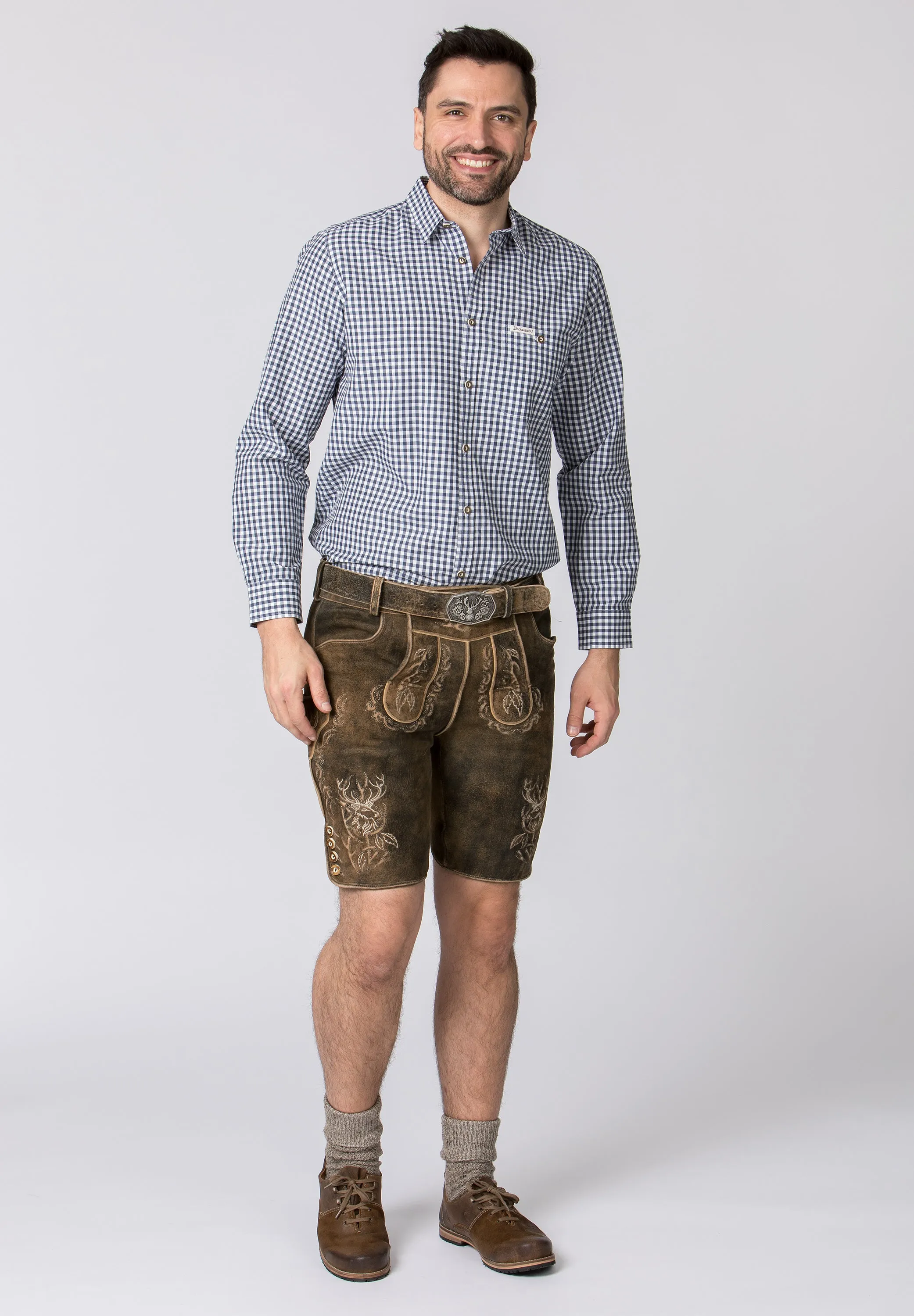 Stockerpoint Traditional Campos3 "navy" Long Sleeve Shirt (discontinued)