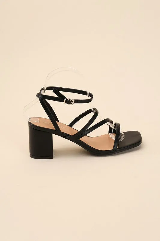 STRAPPY LOW HEEL